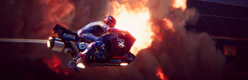 Official cover for V-Racer Hoverbike on Steam