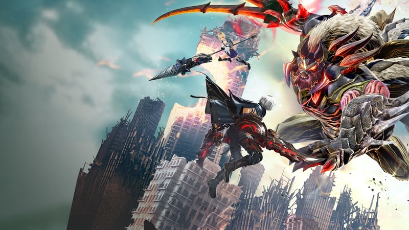 Official cover for God Eater 3 on PlayStation