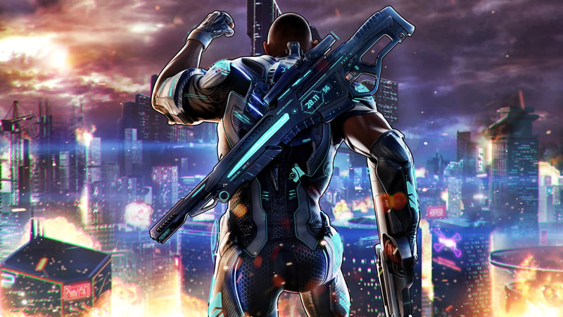 Official cover for Crackdown 3 on XBOX