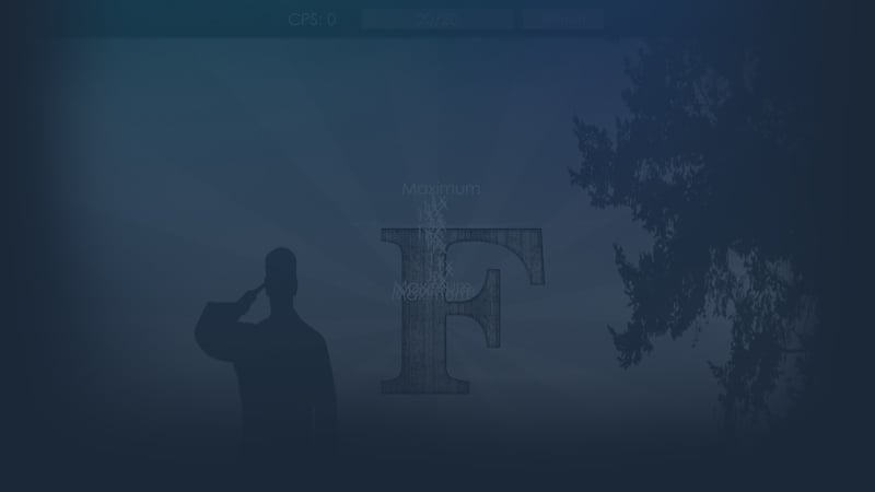 Official cover for Press F to pay respects on Steam