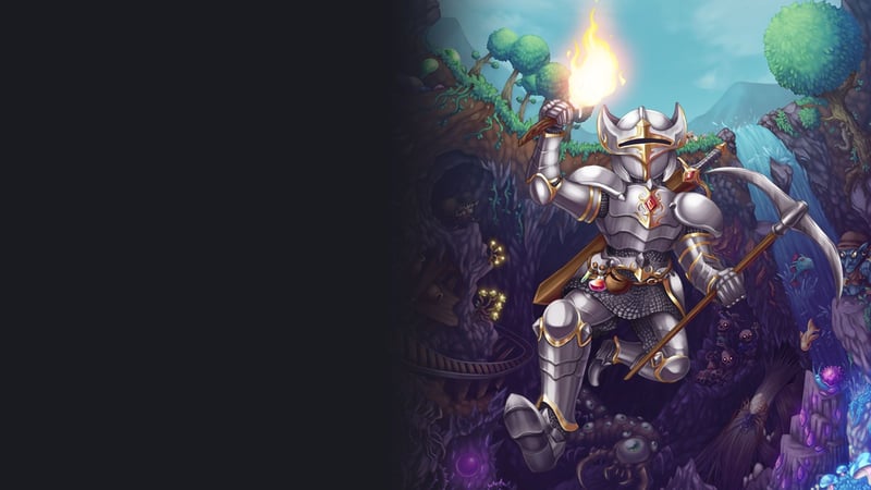 Official cover for Terraria on PlayStation