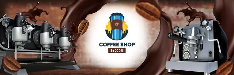 Official cover for Coffee Shop Tycoon on Steam