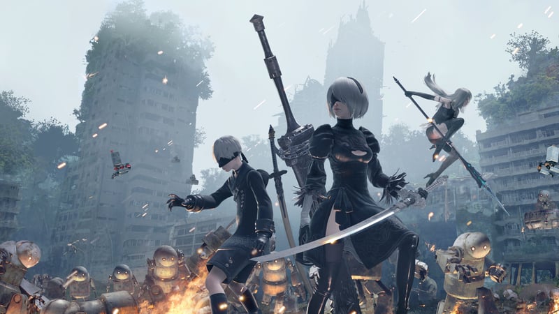 Official cover for NieR:Automata on PlayStation