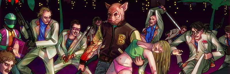 Official cover for Hotline Miami on Steam