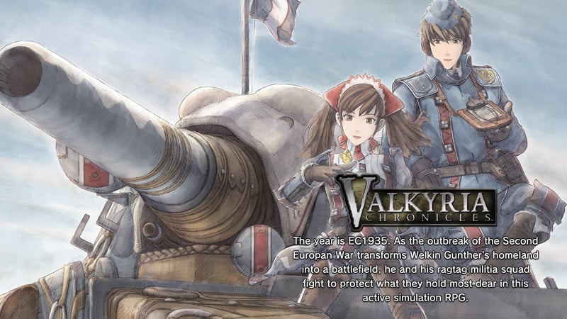 Official cover for Valkyria Chronicles on PlayStation