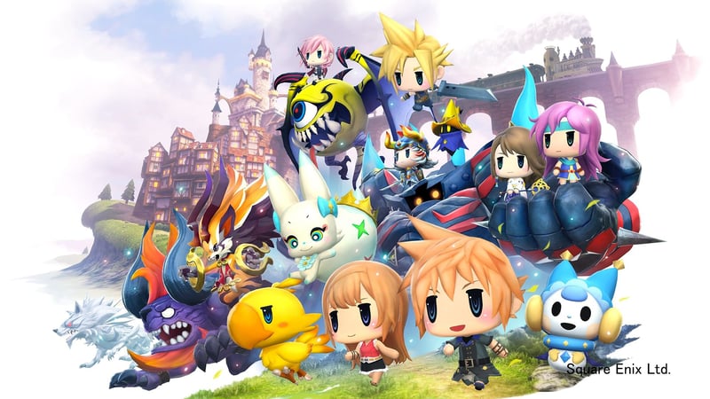 Official cover for WORLD OF FINAL FANTASY on PlayStation