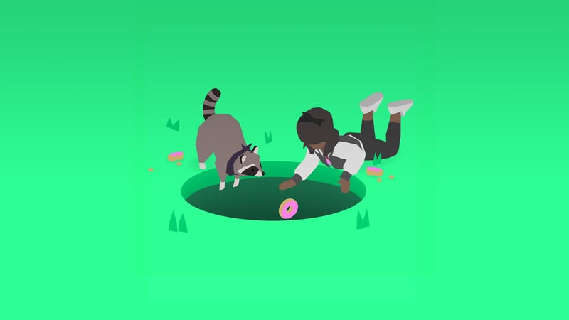 Official cover for Donut County on XBOX