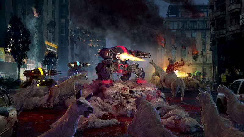 Official cover for Vicious Attack Llama Apocalypse on XBOX