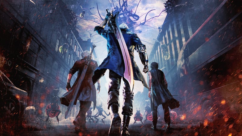 Official cover for Devil May Cry 5 on XBOX
