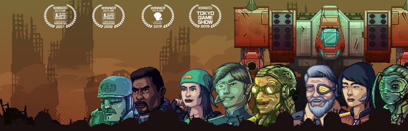 Official cover for Mechs V Kaijus on Steam