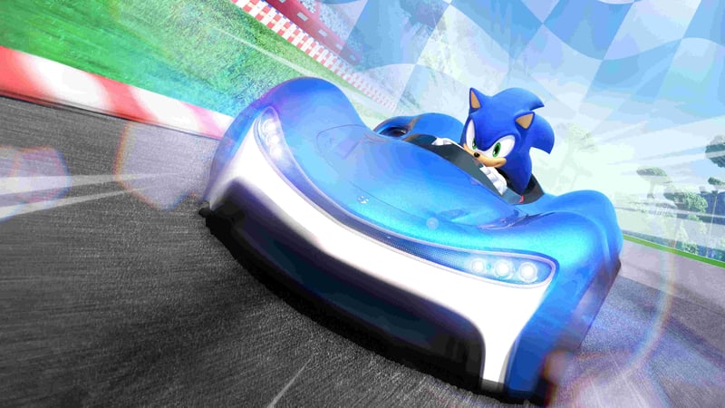 Official cover for Team Sonic Racing on PlayStation