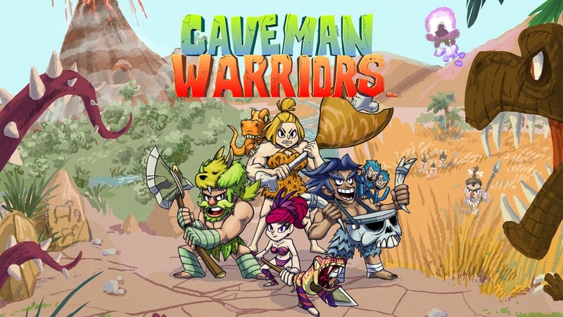 Official cover for Caveman Warriors on PlayStation