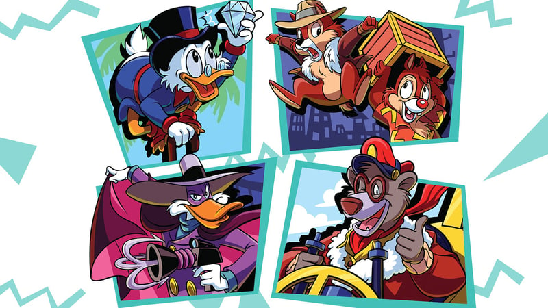 Official cover for The Disney Afternoon Collection on XBOX