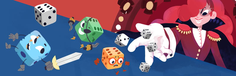 Official cover for Dicey Dungeons on Steam