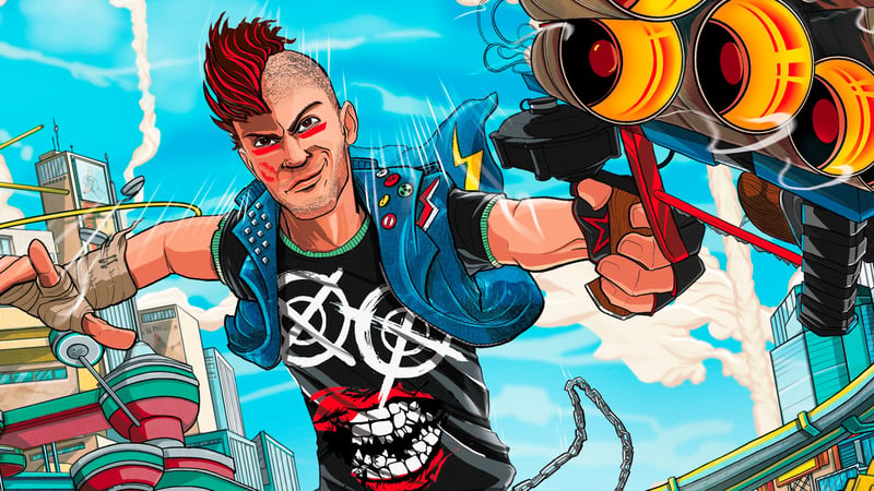 Official cover for Sunset Overdrive on XBOX