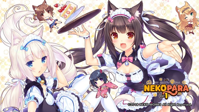 Official cover for Neko Para Vol.1 on PlayStation