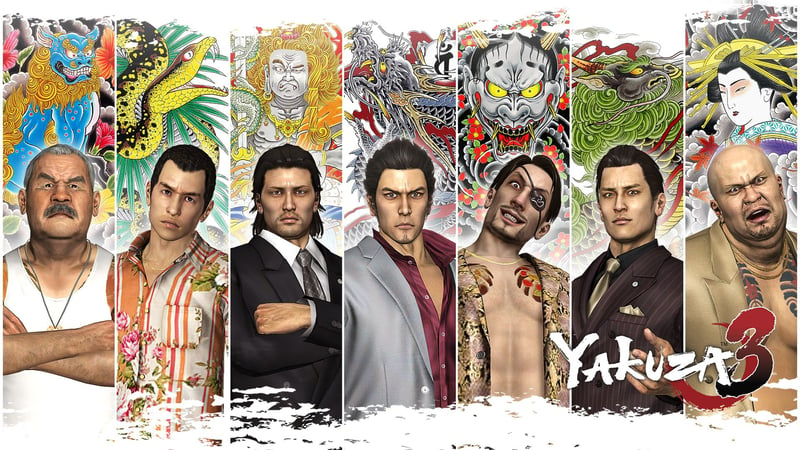 Official cover for YAKUZA 3 on PlayStation
