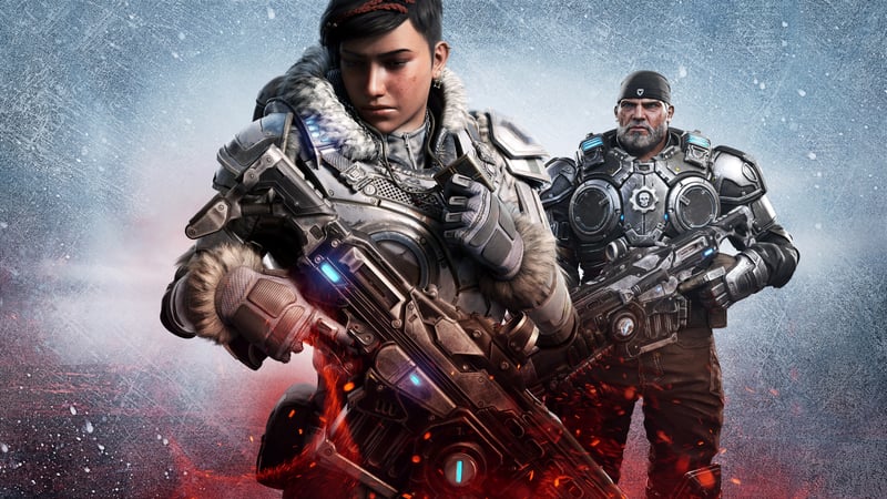 Official cover for Gears 5 on XBOX