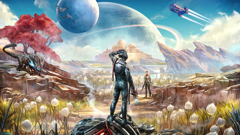 Official cover for The Outer Worlds Windows 10 on XBOX