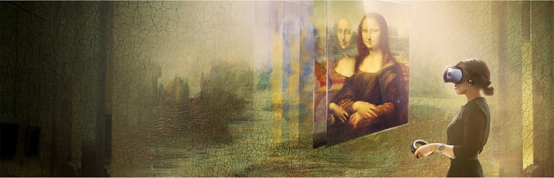 Official cover for Mona Lisa: Beyond The Glass on Steam