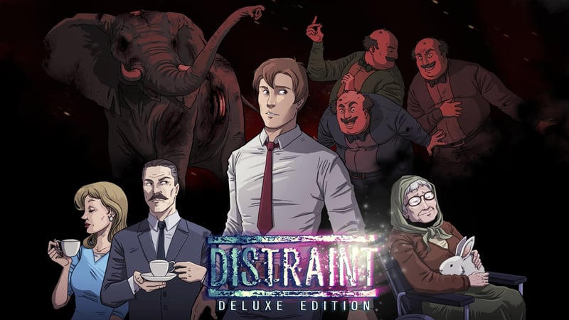 Official cover for DISTRAINT: Deluxe Edition on PlayStation