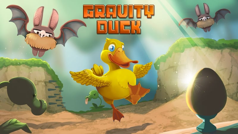 Official cover for Gravity Duck on PlayStation