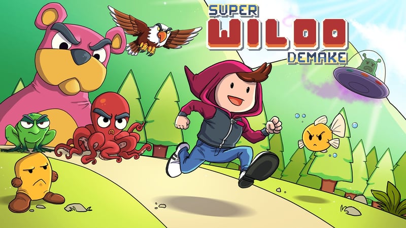 Official cover for Super Wiloo Demake on PlayStation