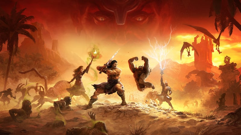 Official cover for Conan Outcasts on PlayStation