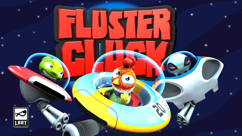 Official cover for Fluster Cluck on PlayStation