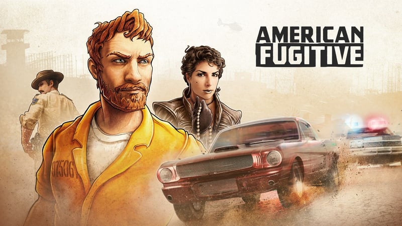 Official cover for American Fugitive on PlayStation