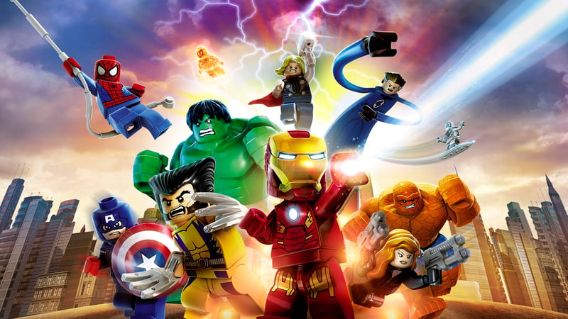 Official cover for LEGO Marvel Super Heroes on XBOX