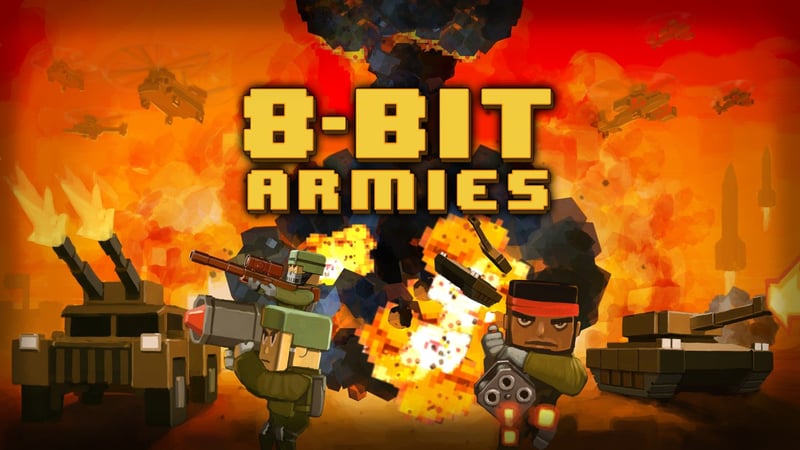 Official cover for 8-bit Armies on PlayStation