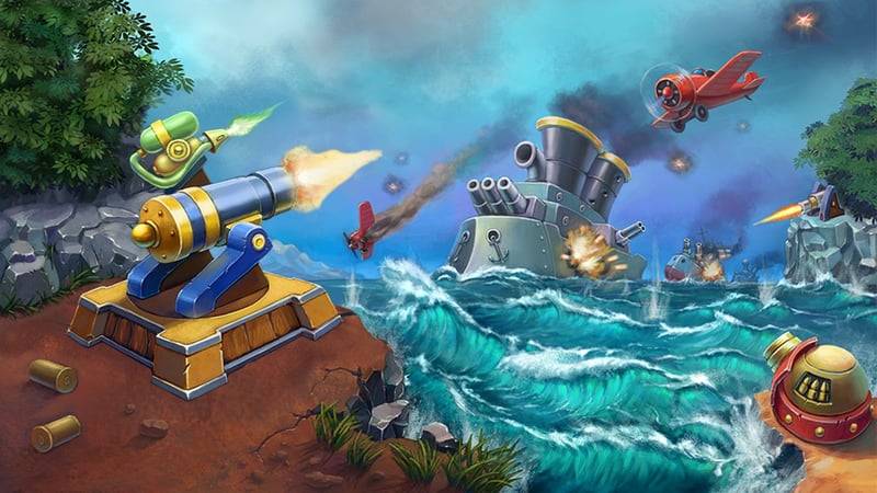 Official cover for Iron Sea Defenders on PlayStation