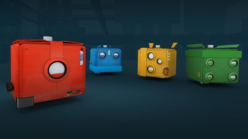 Official cover for Death Squared on PlayStation