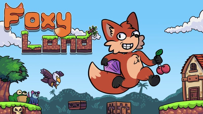 Official cover for FoxyLand on PlayStation