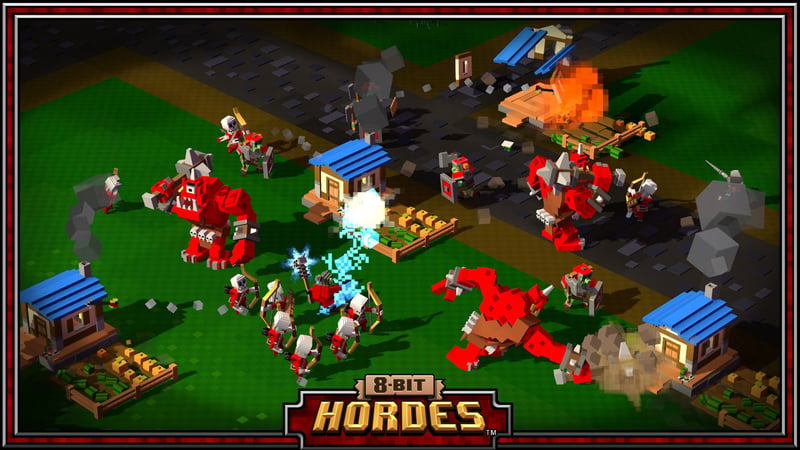 Official cover for 8-bit Hordes on PlayStation