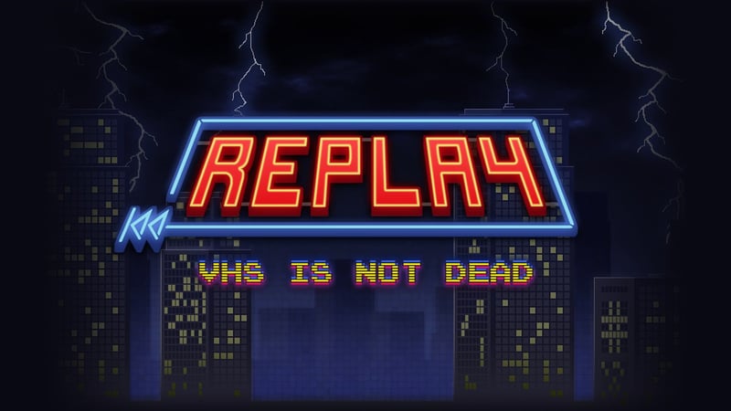 Official cover for Replay: VHS is not dead on PlayStation