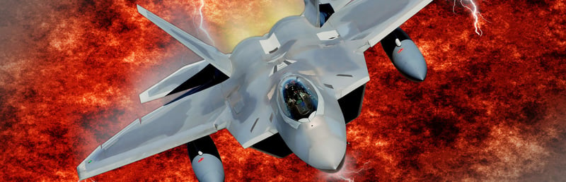 Official cover for F-22 Lightning 3 on Steam