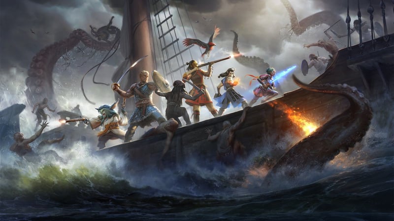 Official cover for Pillars of Eternity II: Deadfire on PlayStation