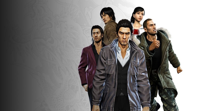 Official cover for YAKUZA 5 on PlayStation