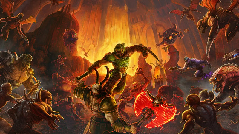 Official cover for DOOM Eternal on XBOX