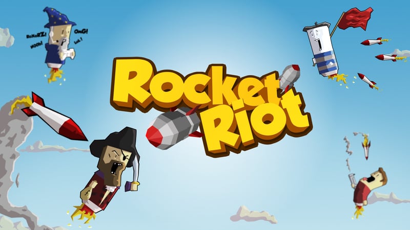 Official cover for Rocket Riot on XBOX