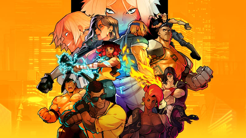 Official cover for Streets of Rage 4 on XBOX