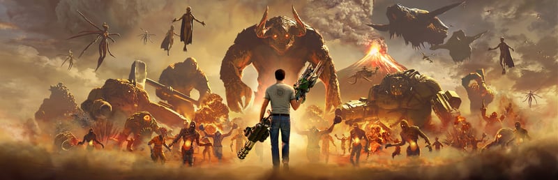 Official cover for Serious Sam 4 on Steam