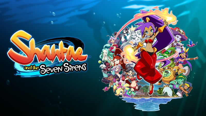 Official cover for Shantae and the Seven Sirens on XBOX