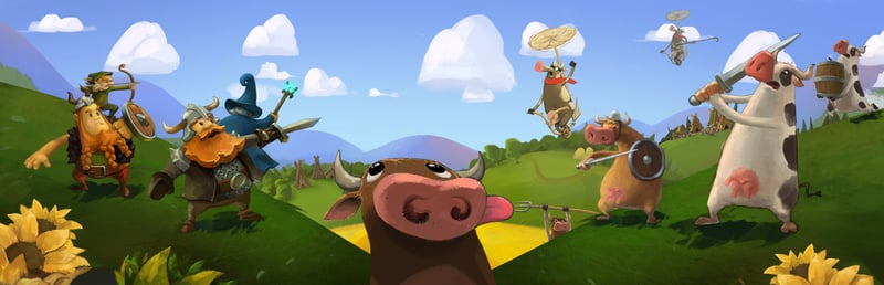 Official cover for Cows VS Vikings on Steam