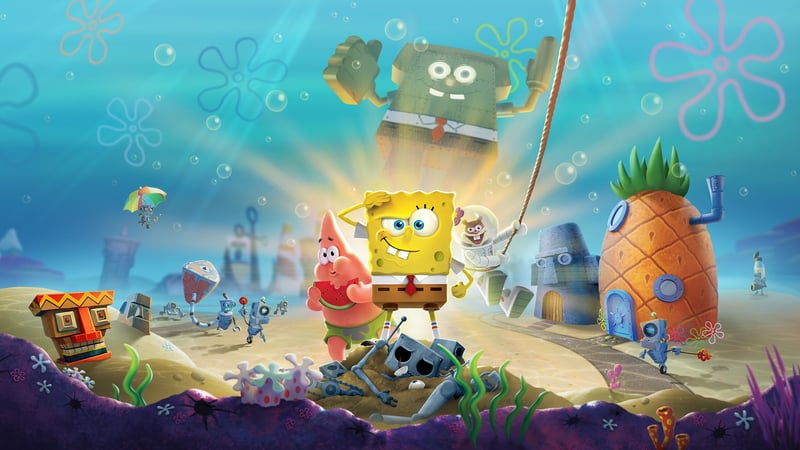 Official cover for SpongeBob SquarePants: Battle for Bikini Bottom - Rehydrated on XBOX