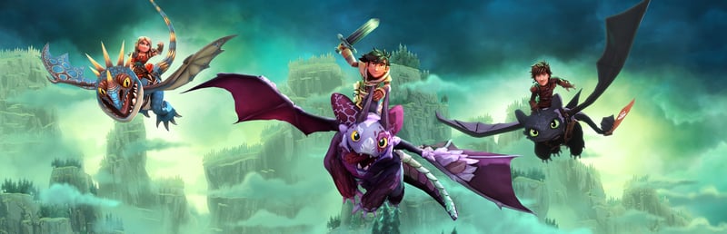 Official cover for DreamWorks Dragons: Dawn of New Riders on Steam