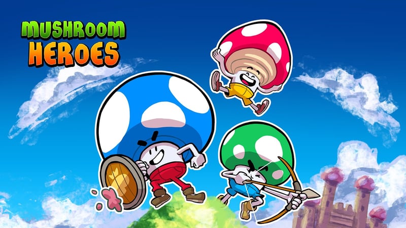 Official cover for Mushroom Heroes on PlayStation