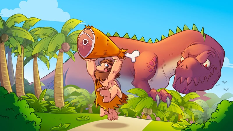 Official cover for Prehistoric Dude on XBOX